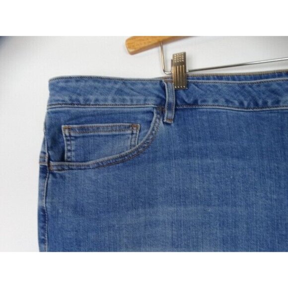 ASOS Women's Jeans Plus Size 22 UK 26 Blue Straight Denim Jean Pants - Picture 2 of 8